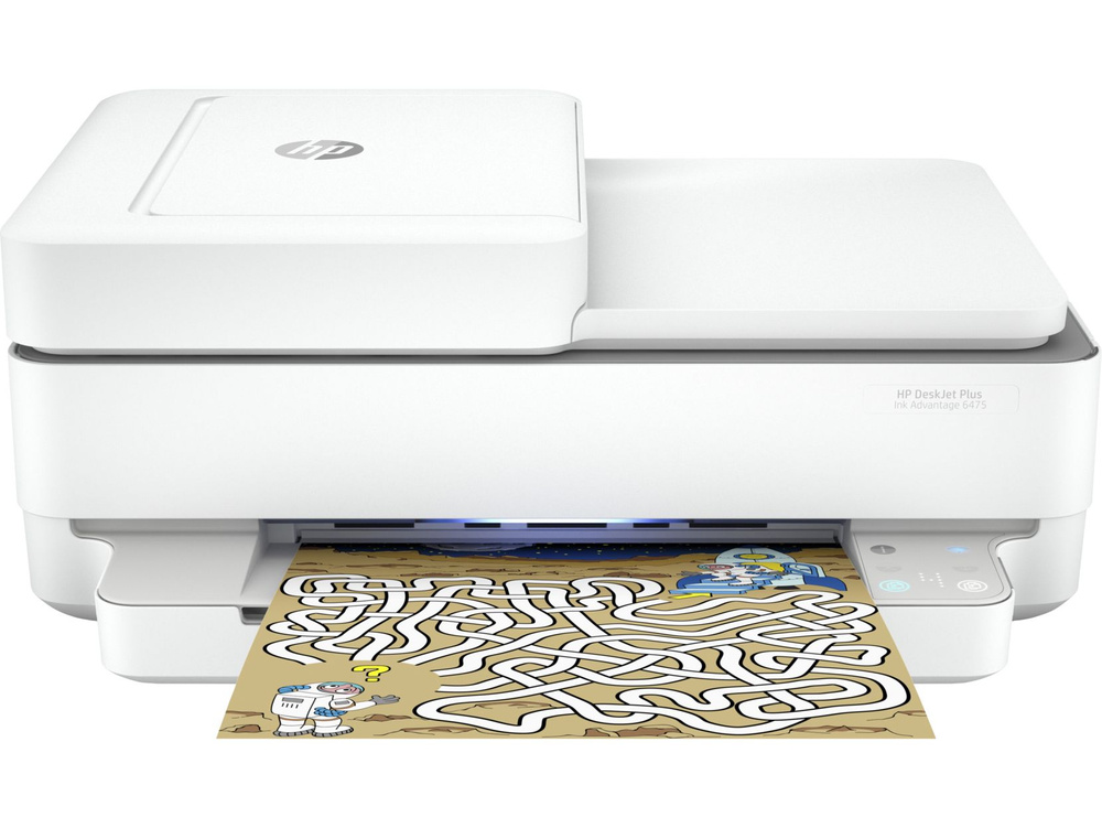 МФУ струйный HP DeskJet Plus Ink Advantage 6475 (5SD78C) A4 Duplex WiFi белый