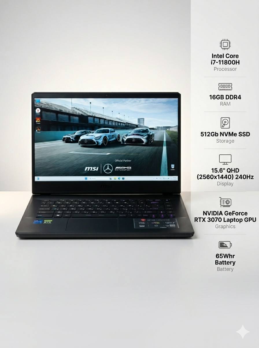 Ноутбук MSI GP66 Leopard 11UG-699XRU i7-11800H/16Gb/RTX 3070