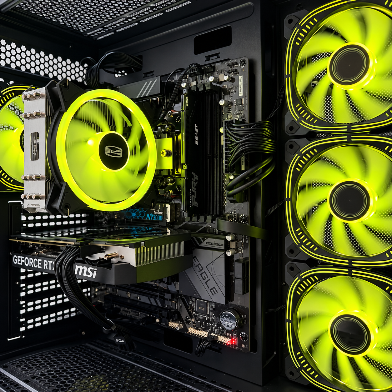 Игровой ПК Ryzen 5 8500G/RTX5060 8Gb/32Gb DDR5/1Tb SSD/700W
