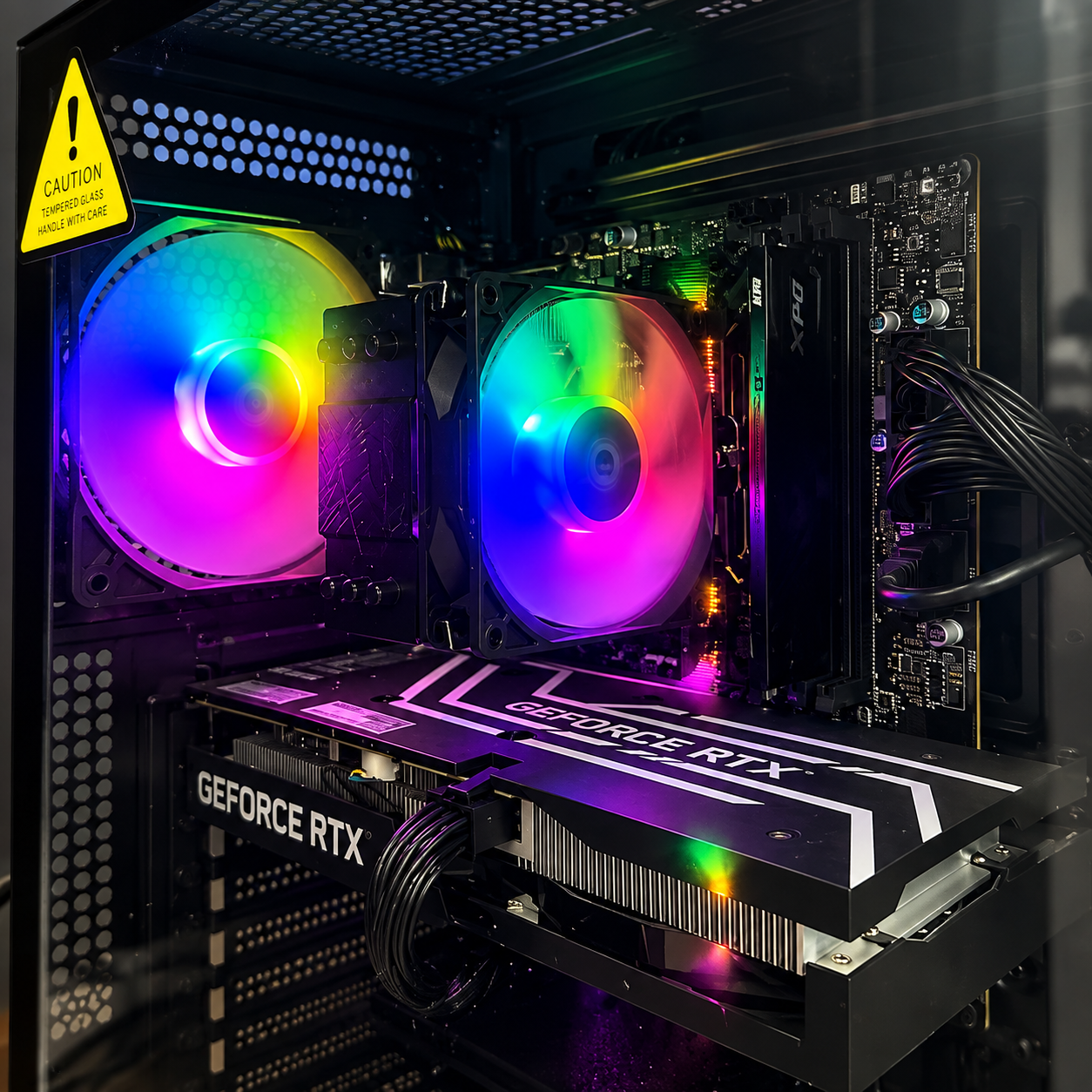 Игровой ПК i5-12400F/16Gb DDR4/RTX4060 8Gb/512Gb SSD/850W