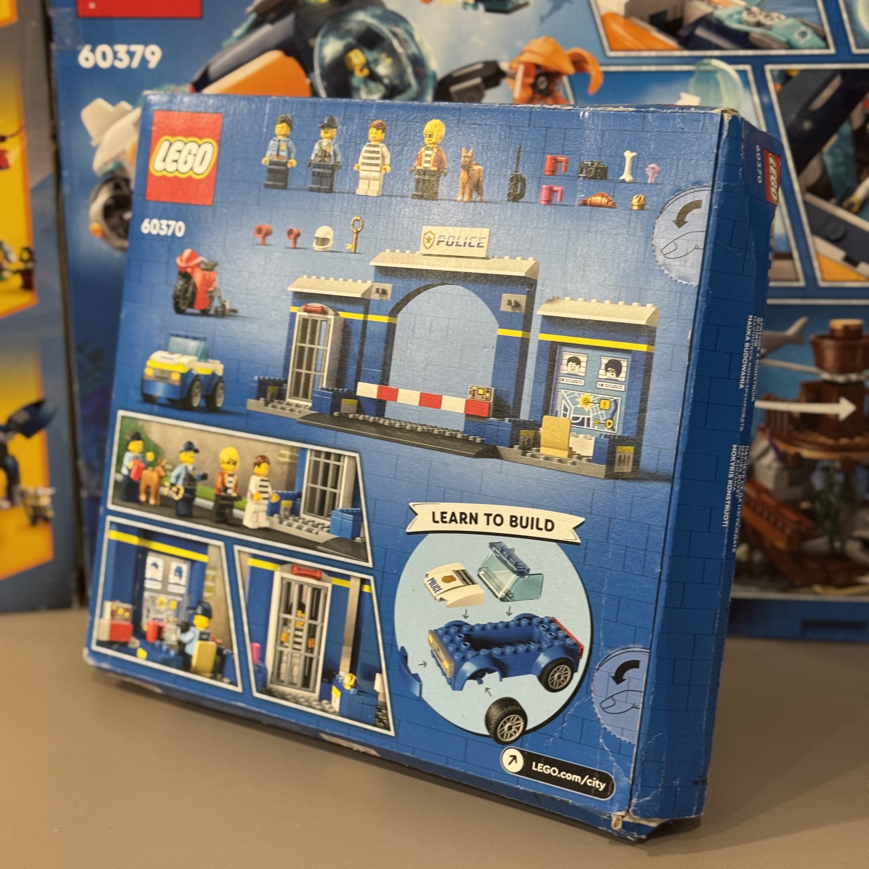 Конструктор Lego City Police Station Chase 172, 4+, 60370