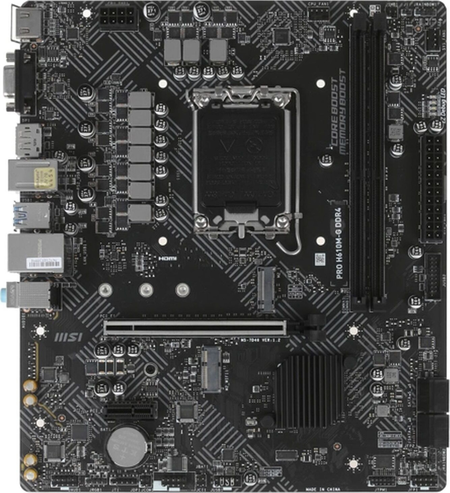 Материнская плата S_1700 MSI PRO H610M-G DDR4