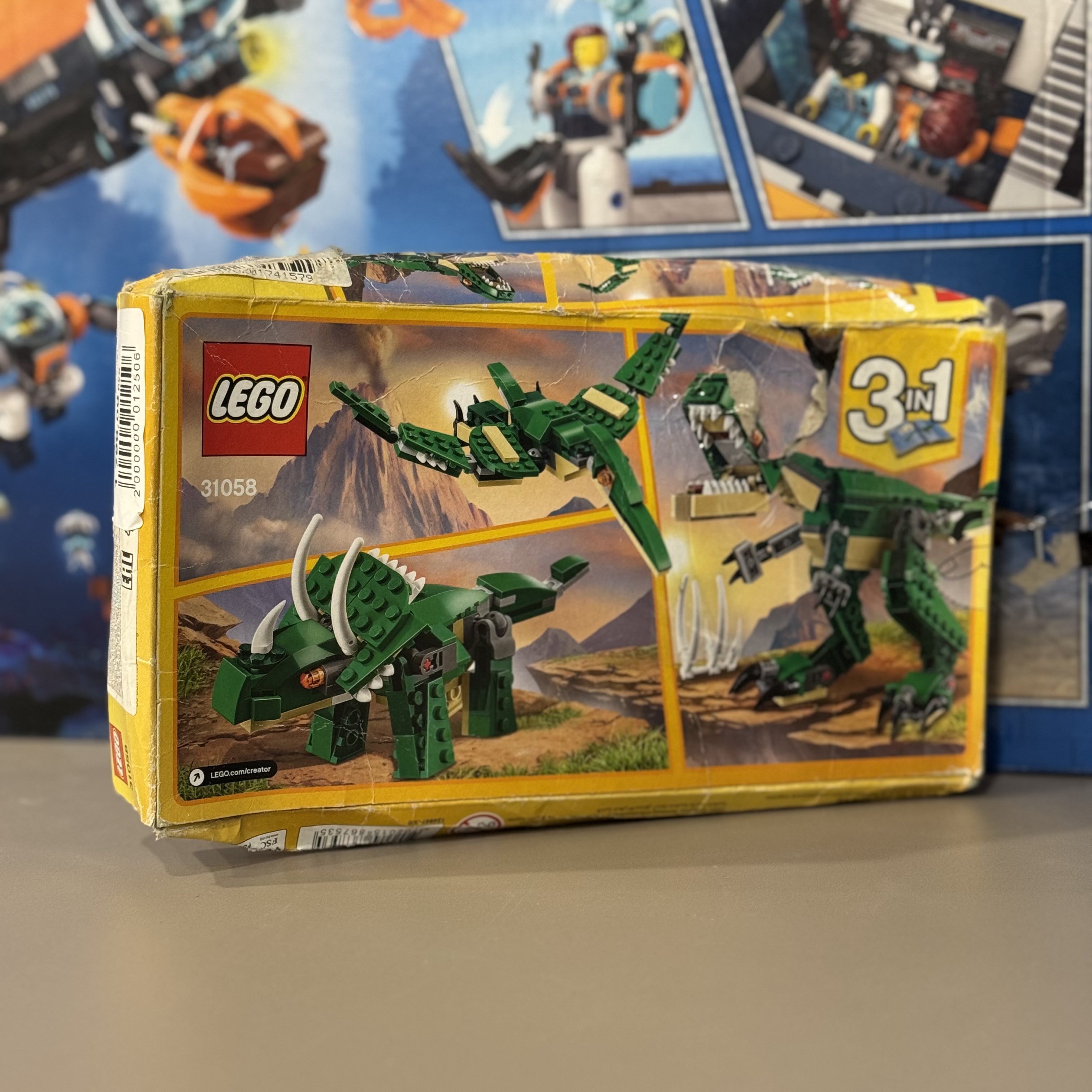 Конструктор Lego Creator Грозный динозавр 31058, 7-12 лет