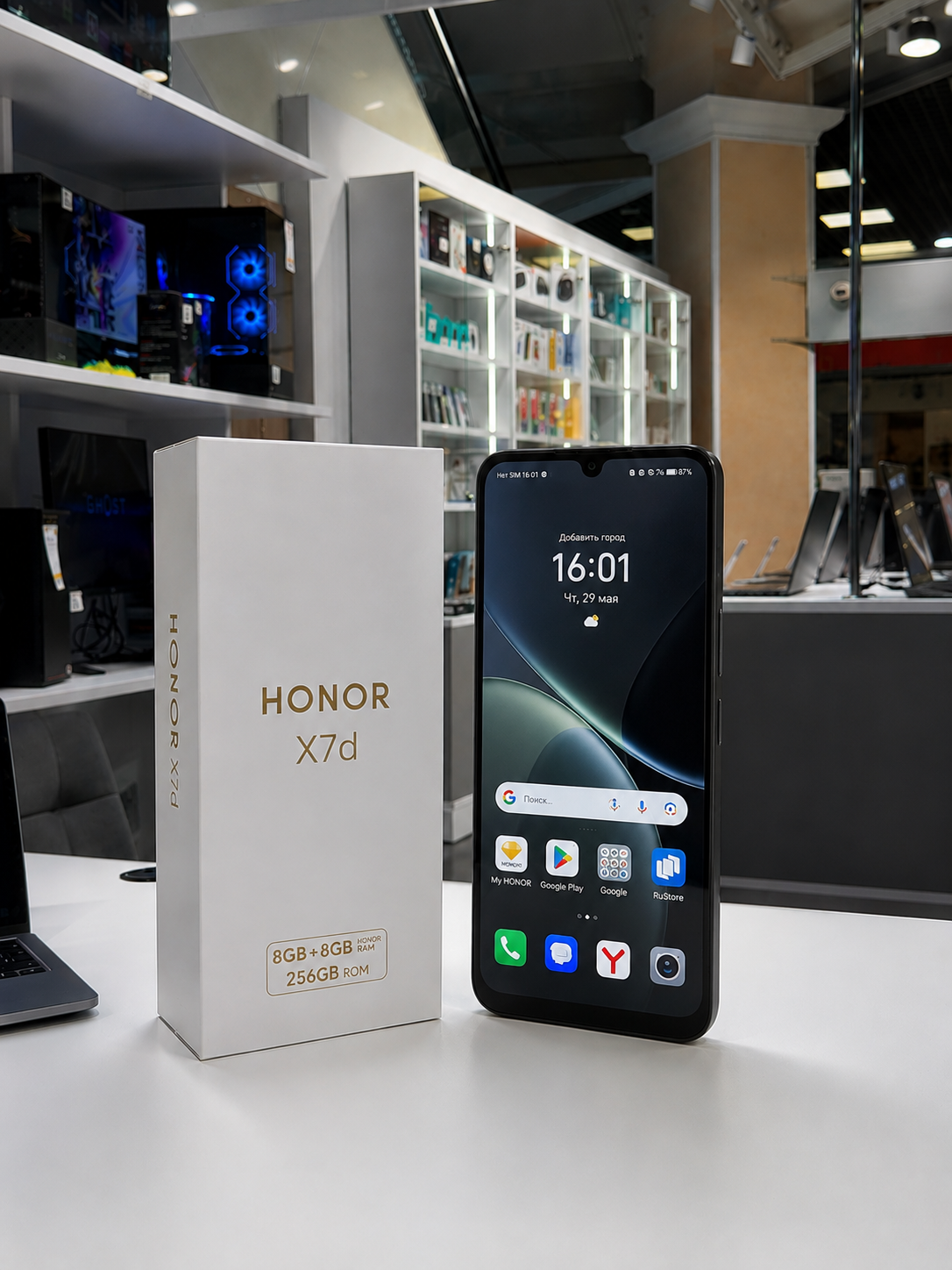 Honor X7d 8/256 Black (Новый)