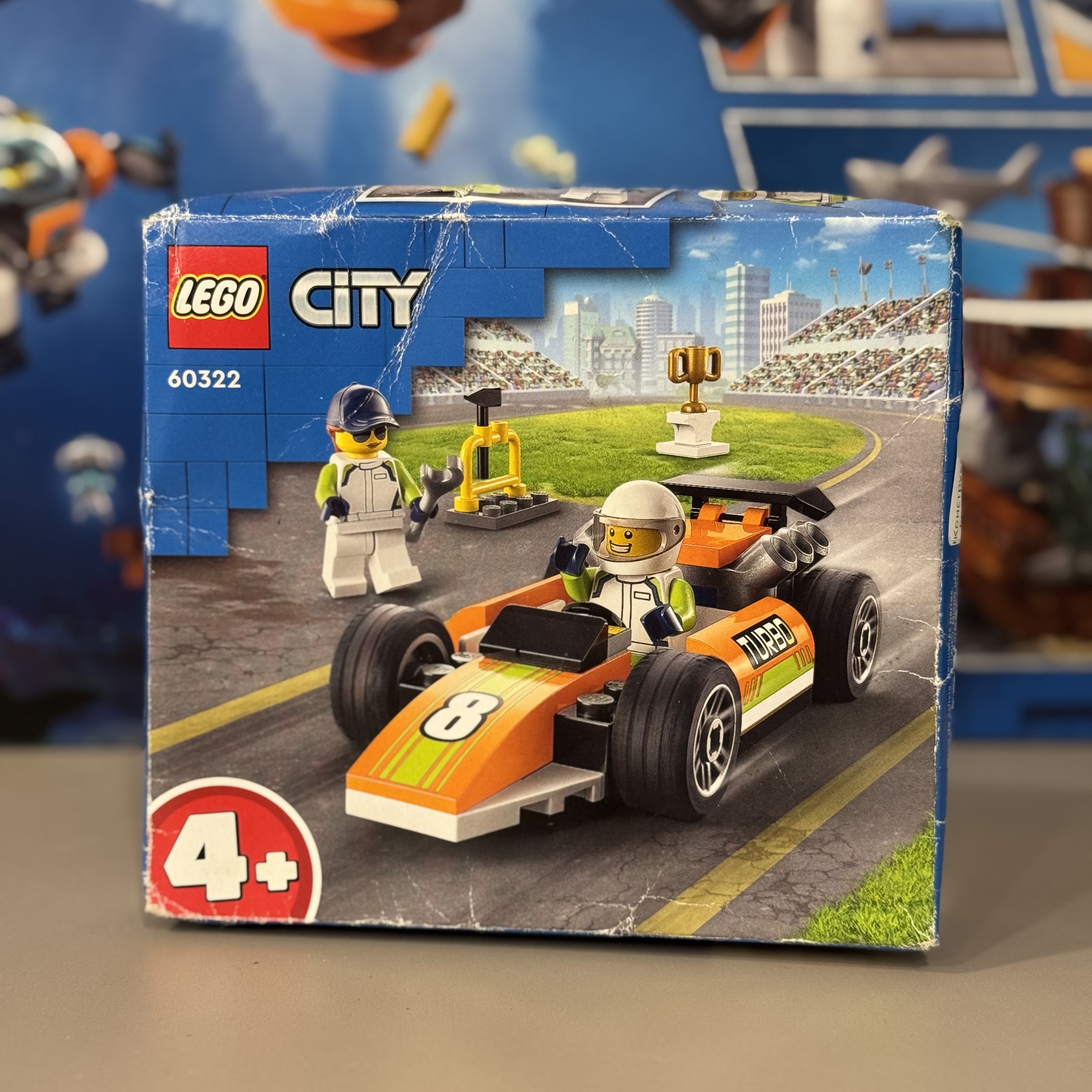 Конструктор Lego City Great Vehicles Гоночный автомобиль, 4+, 60322