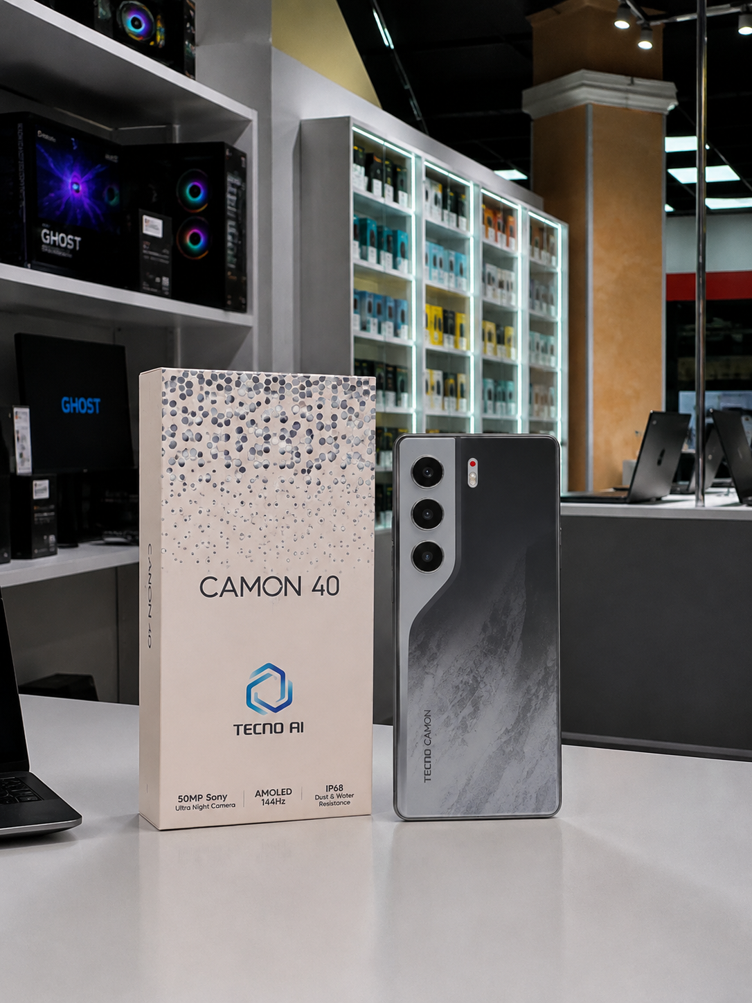 Tecno Cammon 40 8/128Gb Galaxy Black (Новый)