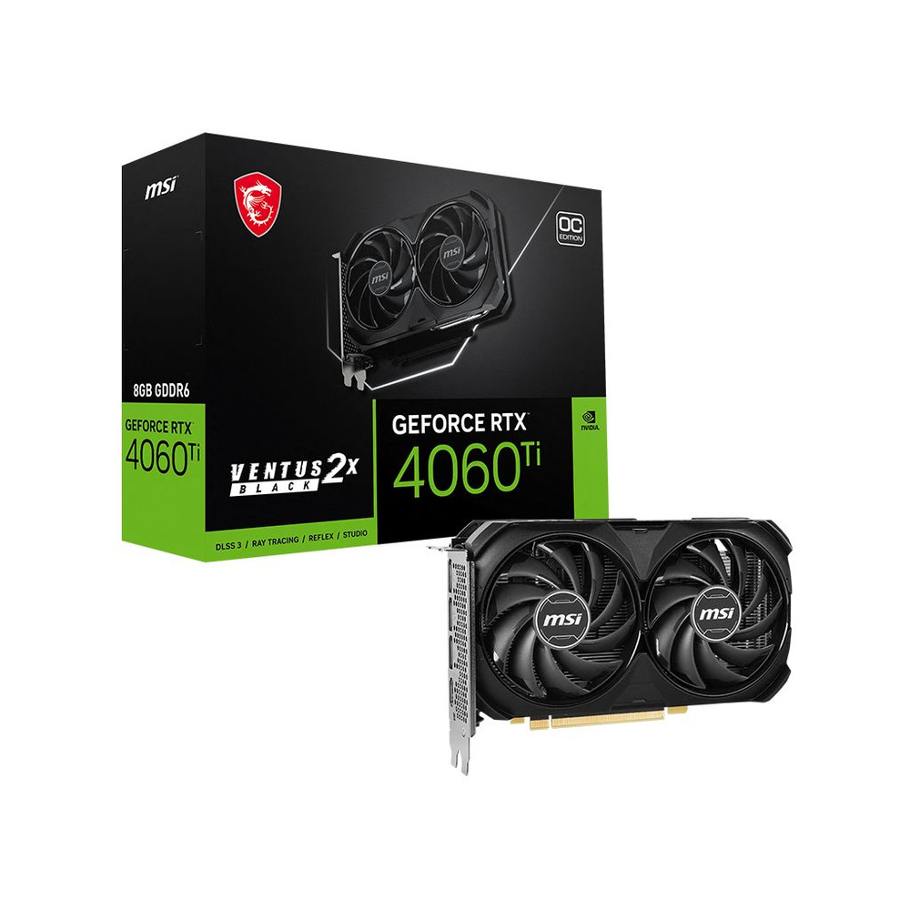 Видеокарта MSI RTX4060 8Gb Ventus 2X