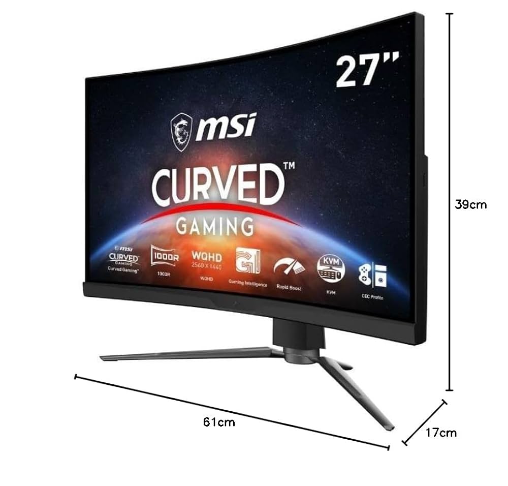 Монитор MSI 27" MPG ARTYMIS 273CQRX QD 165Hz 2560x1440