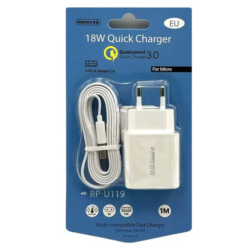 СЗУ REMAX комплект RP-U119 micro USB