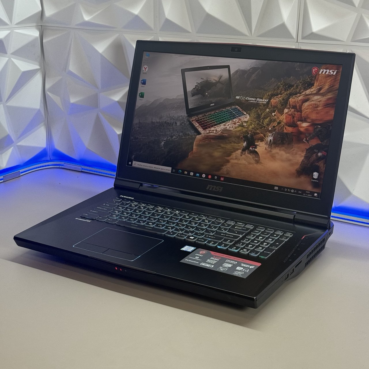 Ноутбук MSI GT73VR 6RE Titan SLI 4k