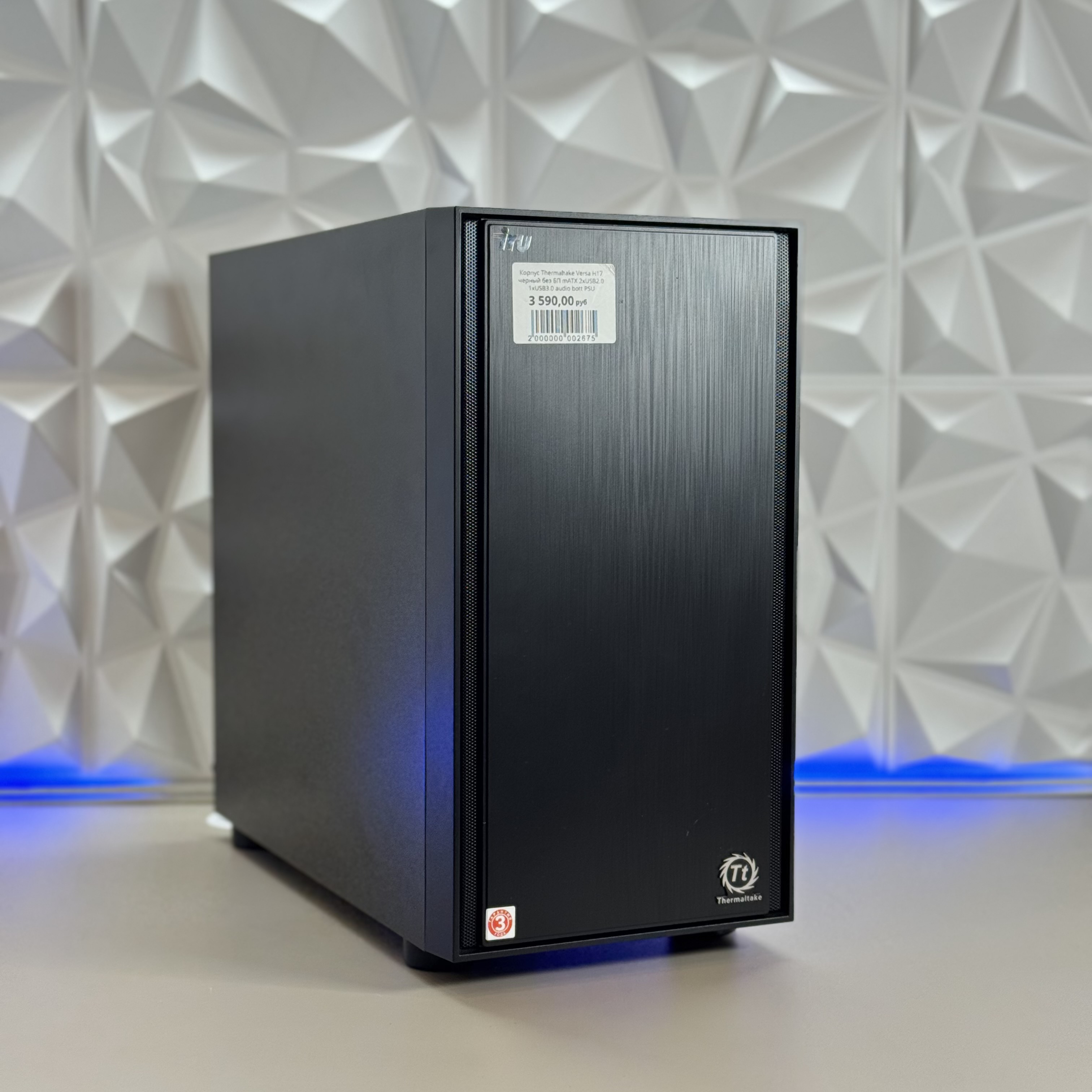 Корпус Thermaltake Versa H17 черный без БП mATX 2xUSB2.0 1xUSB3.0 audio bott PSU