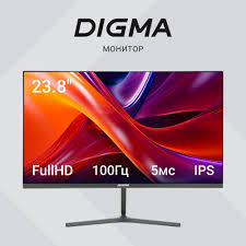 Монитор Digma (DM24SB04) 23.8" Progress 24P503F 100 Гц 1920x1080 темно-серый