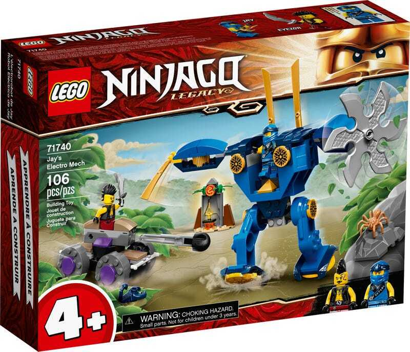 Конструктор Lego Ninjago Электрический робот Джея, 71740 Конструктор Lego Ninjago Электрический робот Джея, 71740