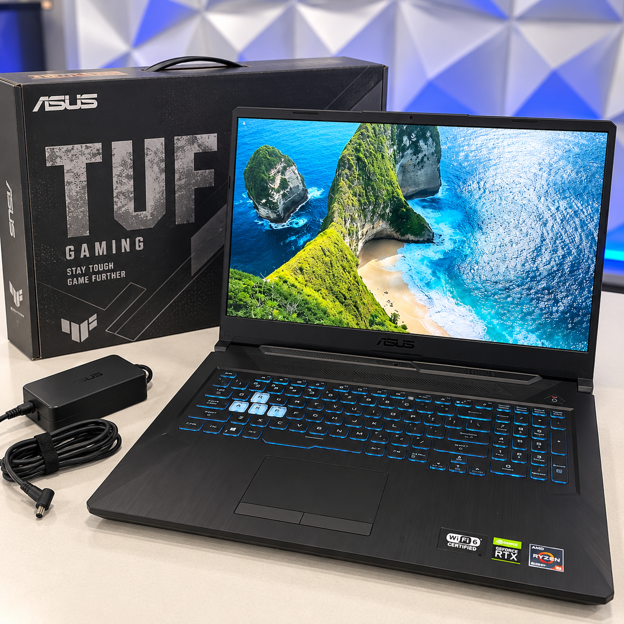 Ноутбук ASUS TUF Gaming A17 R7 5800H/RTX3060 6Gb/16Gb DDR4/256Gb SSD+128Gb SSD/17.3"