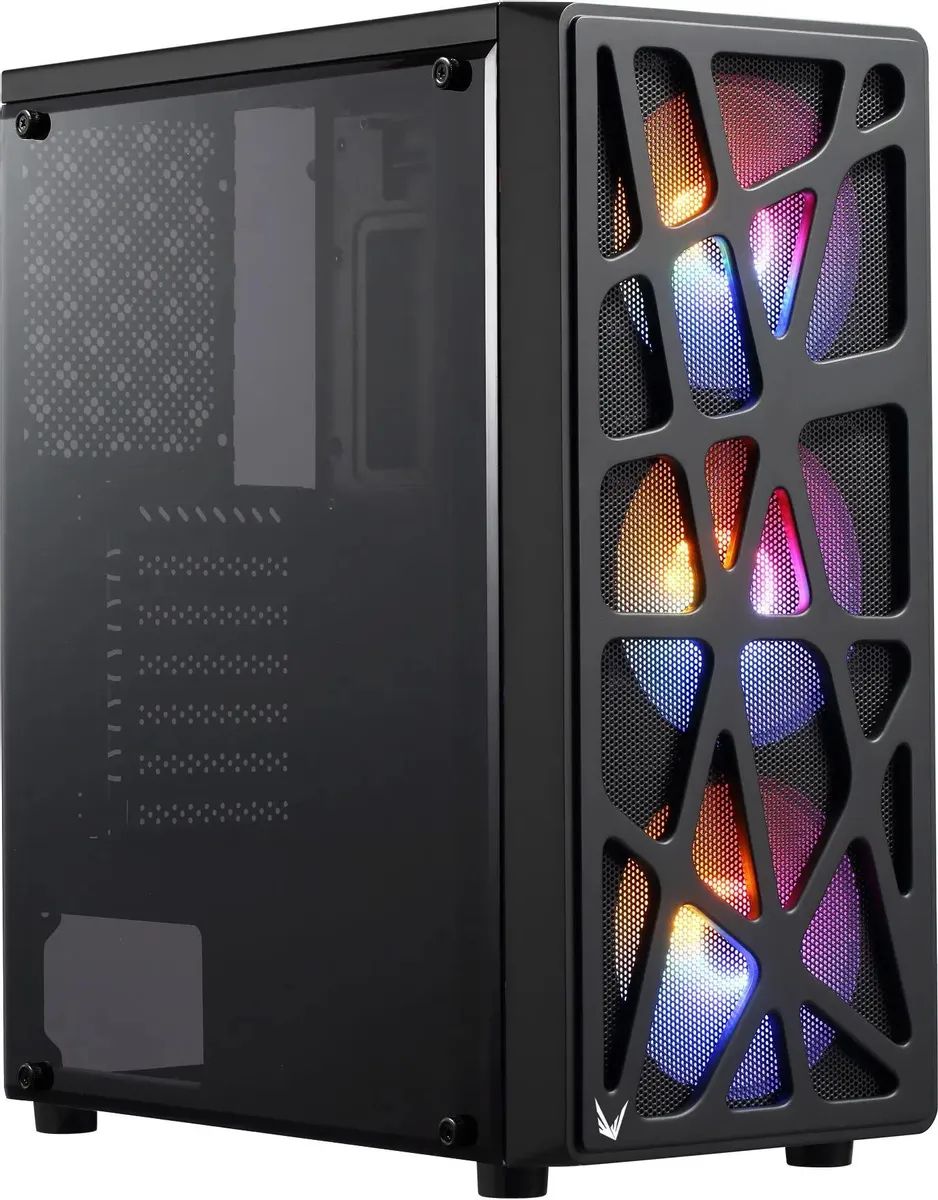 Компьютерный корпус Aerocool/Formula MANA DYNAMIC черный без БП ATX 6x120мм 2xUSB 3.0 1xUSB3.1 audio bott PSU
