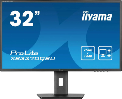 Монитор Iiyama 27" XUB2792QSU-B6 IPS Quad HD 2K (1440p) чер 0.4ms HDMI DP USB M/M HAS Piv 100Hz 250c