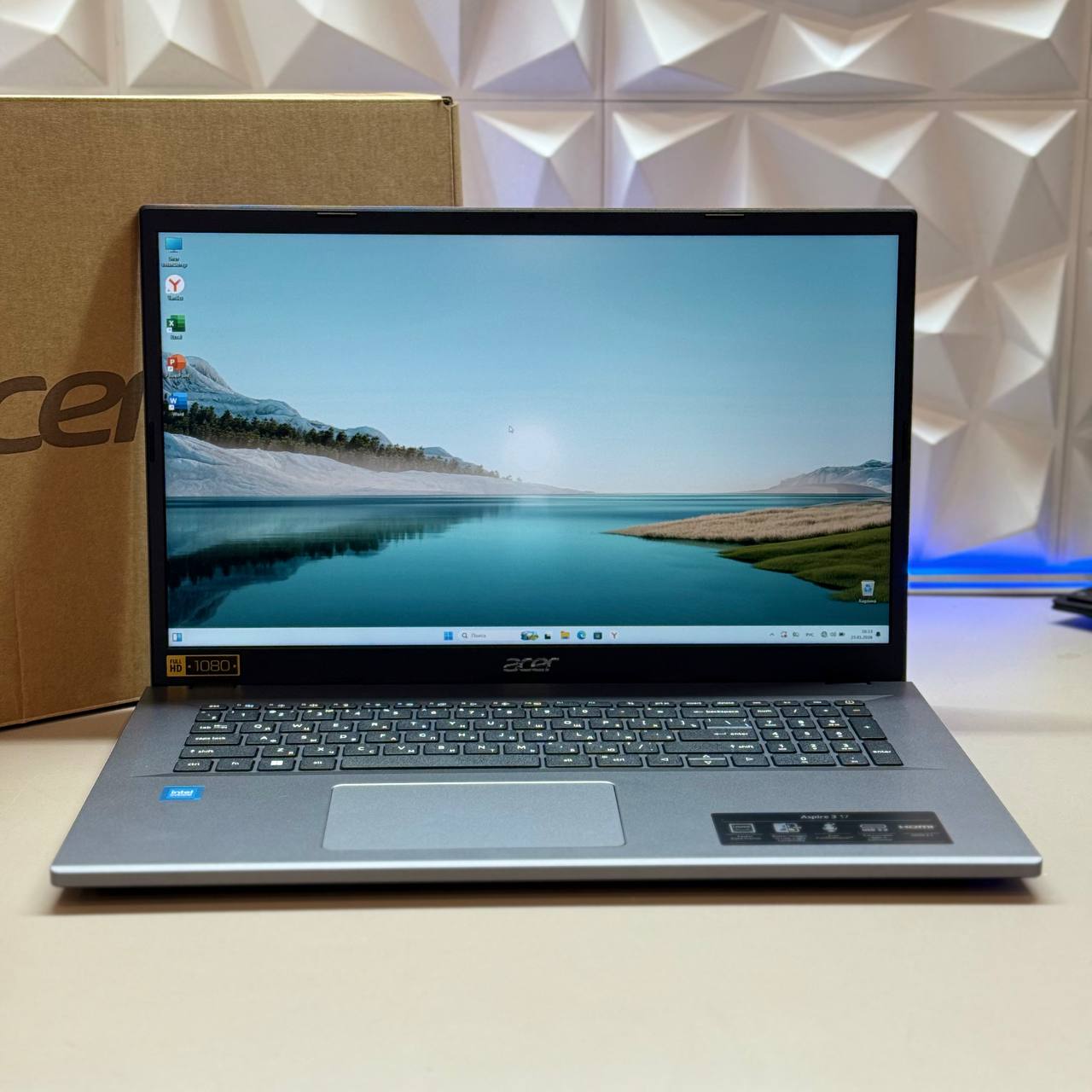 Ноутбук Acer Aspire 3 A317-55P-C3XL N100/8Gb/SSD512Gb/17.3"/IPS/FHD/noOS/silver