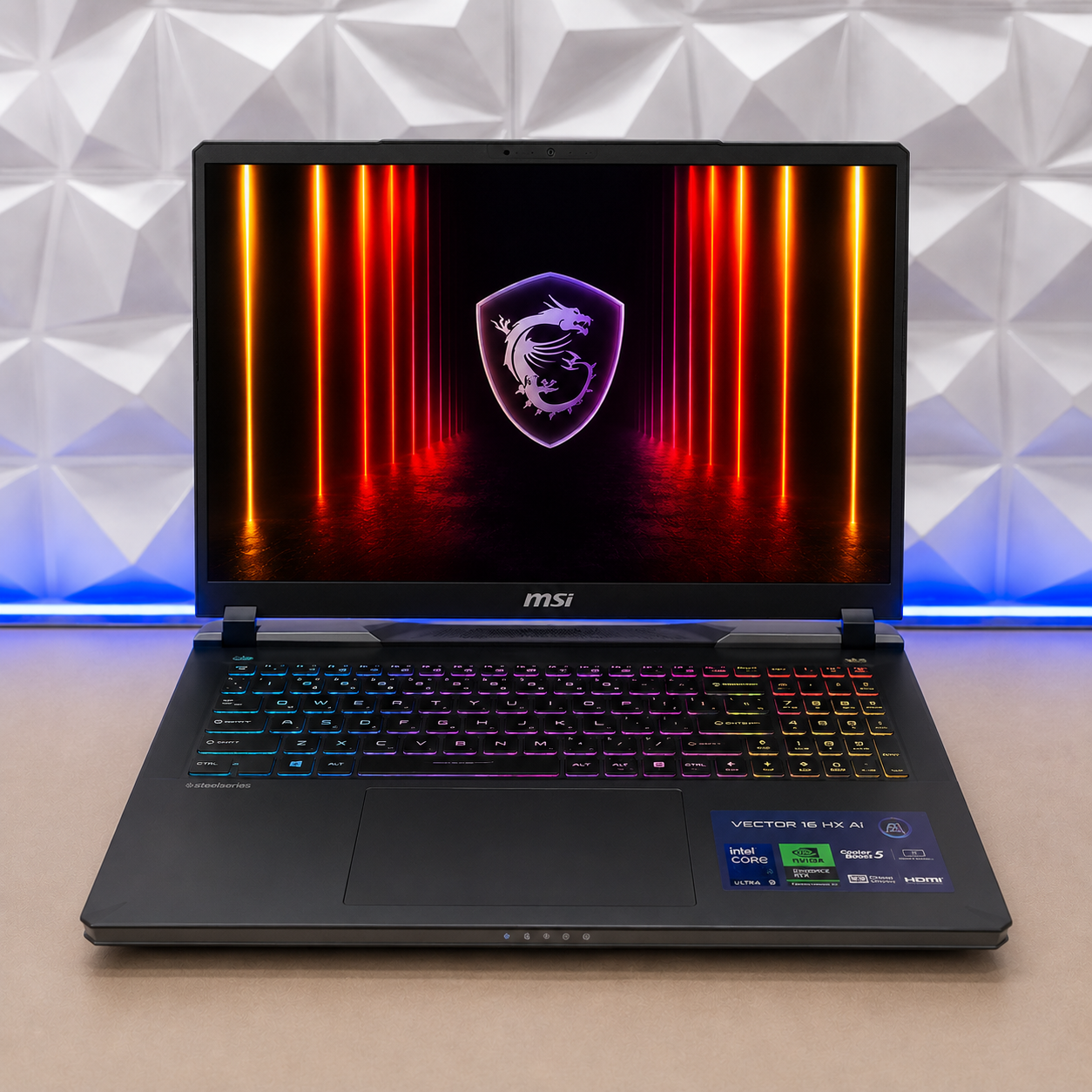 Ноутбук MSI Vector 16 HX AI A2XWHG-623XRU Core Ultra 9 275HX/RTX5070 Ti 12Gb/32Gb DDR5/1Tb SSD/16" (144Hz)