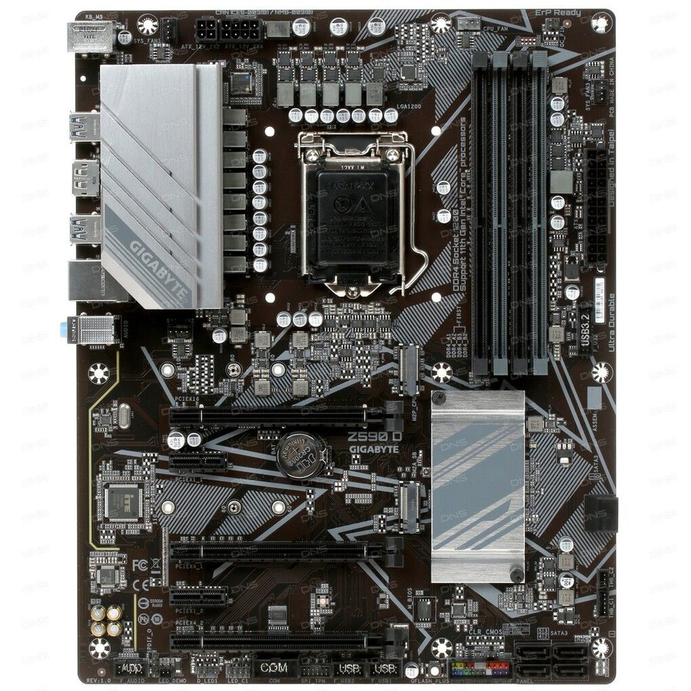 Материнская плата Gigabyte Z590 D, LGA 1200, Intel Z590, ATX, Ret