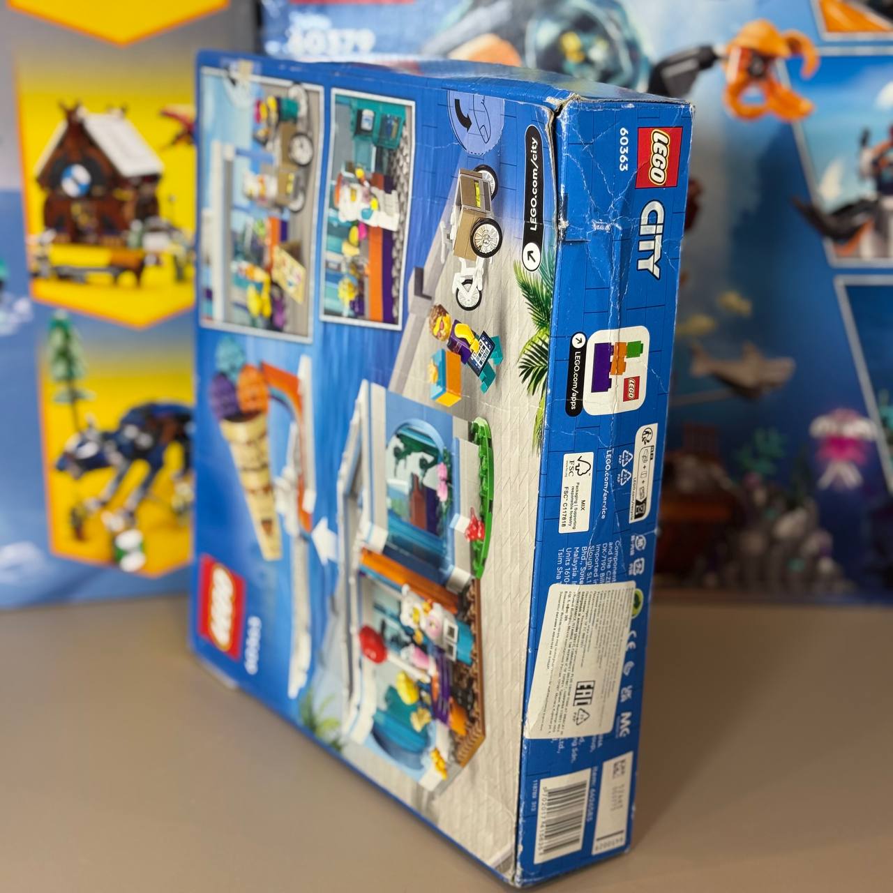 Конструктор Lego City Ice-Cream Shop 296, 6+, 60363