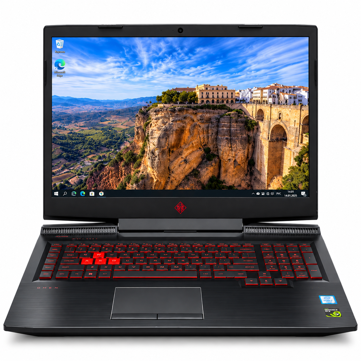 Ноутбук HP OMEN 17-an013TX i7-7700HQ/ 16Gb DDR4/ GTX 1060 6Gb/ 512Gb SSD/ 17.3"