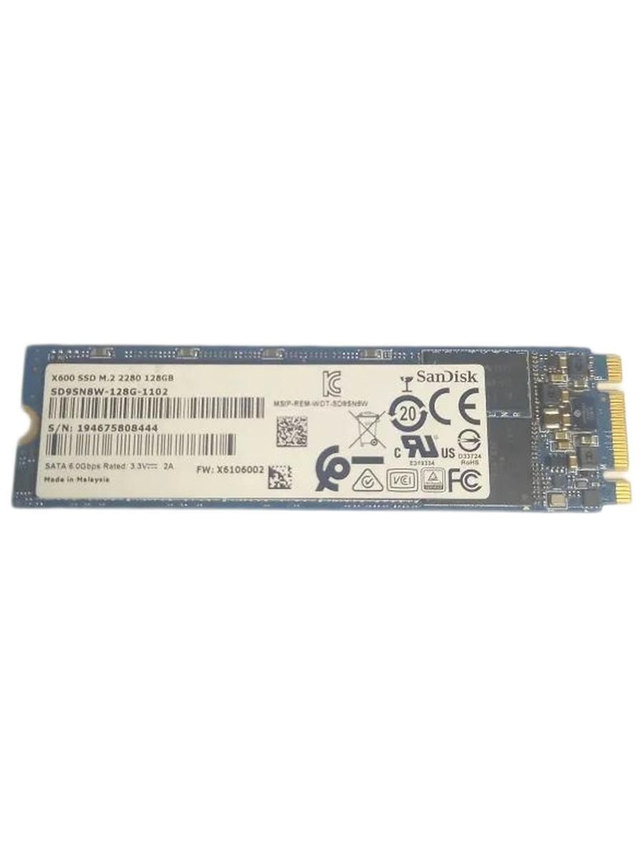 Накопитель SSD M.2 2280 128Gb Sandisk X600