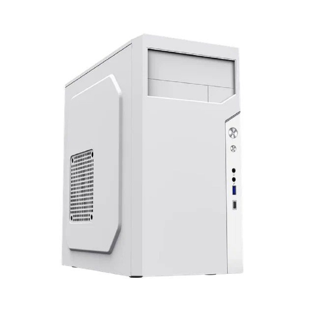 Корпус ZIRCON IVA WT (Midi Tower Белый БП 450Вт. 1*USB3.0 1*USB Type-C HD Audio)