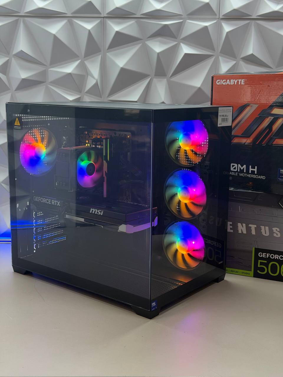 Игровой ПК Ultra 5 230F/RTX5060Ti 16Gb/16Gb DDR5/512Gb SSD/650W