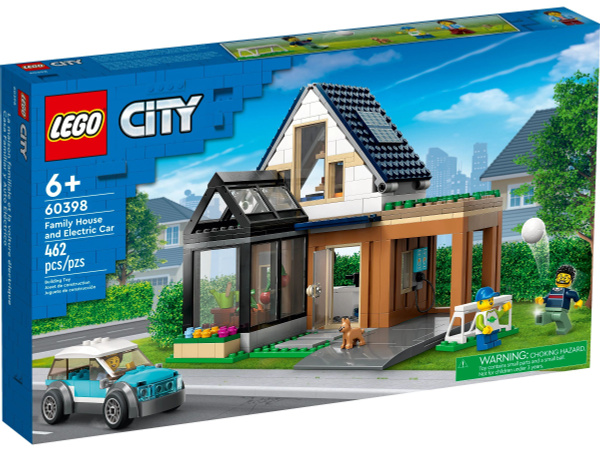 Конструктор Lego City Family House and Electric Car, 60398