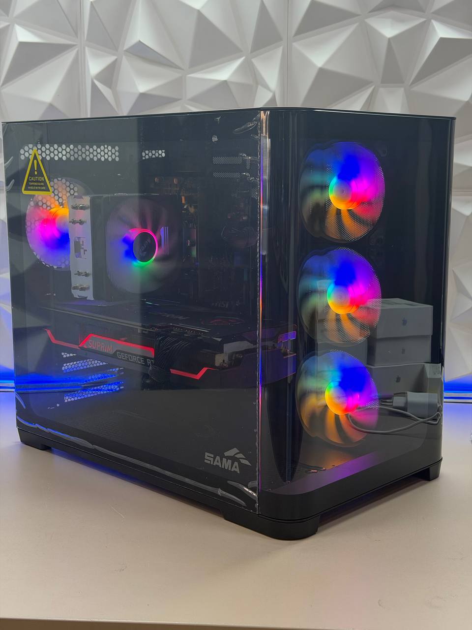 Игровой ПК i7-10700KF/16Gb DDR4/RTX3080 10Gb/512Gb SSD/800W