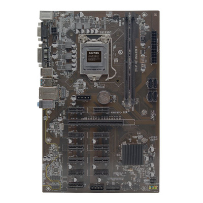 Материнская плата S_1151 B250 BTC + Intel Celeron + 4Gb RAM