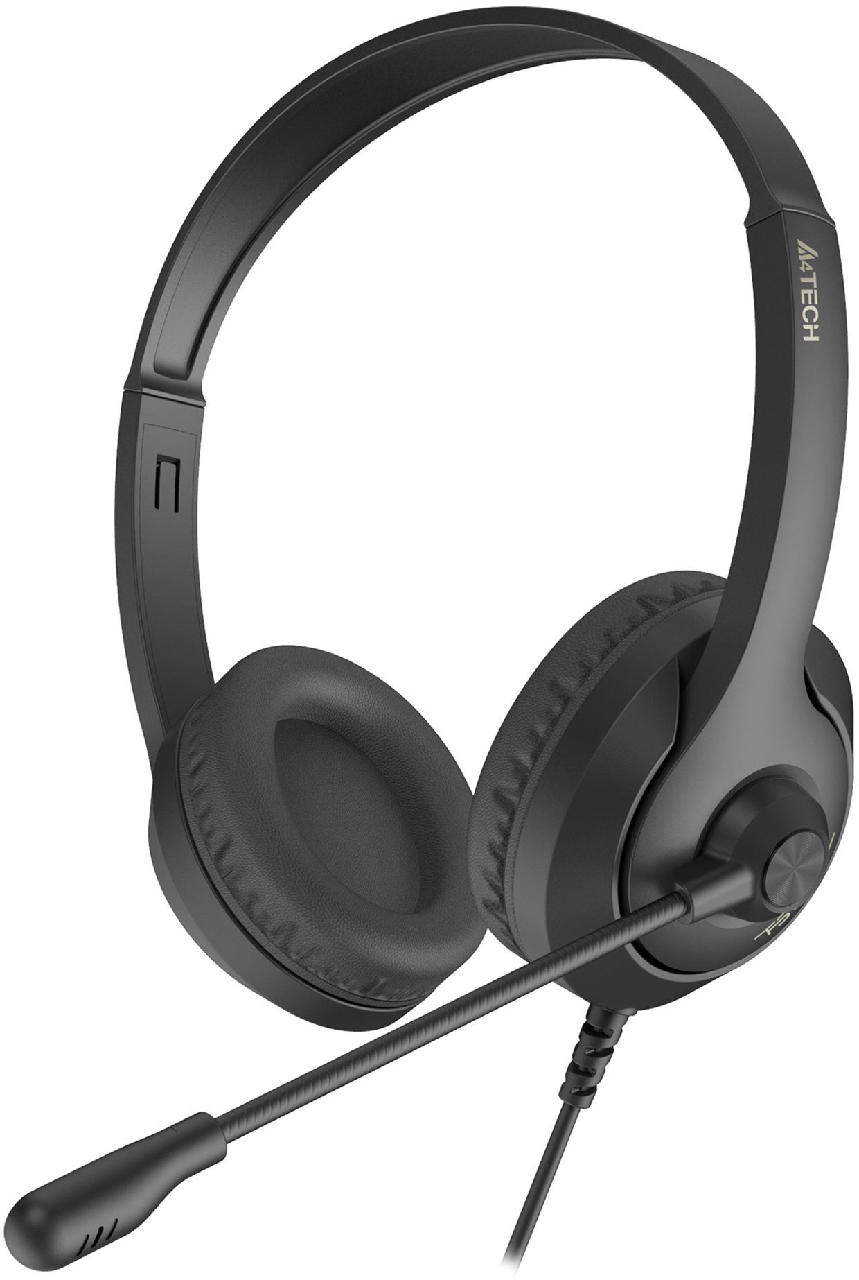 Наушники с микрофоном A4Tech (FH100U (STONE BLACK)) Fstyler FH100U черный 2м накладные USB