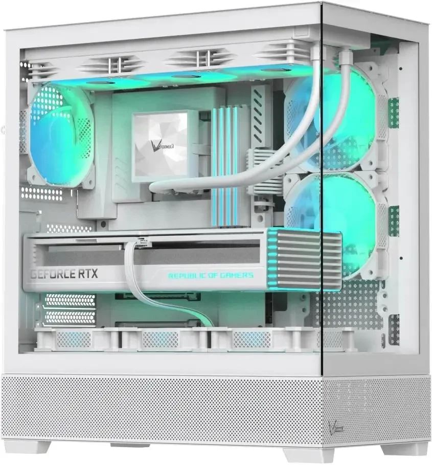 Корпус Formula Crystal Z2 белый без БП E-ATX 10x120mm 3x140mm 1xUSB2.0 1xUSB3.0 audio bott PSU