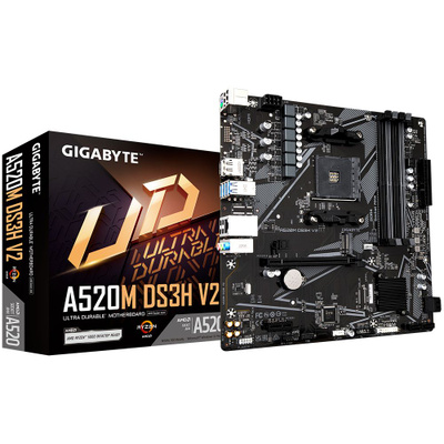 Материнская плата S_AM4 Gigabyte B450M S2H V2 + R3 4300GE
