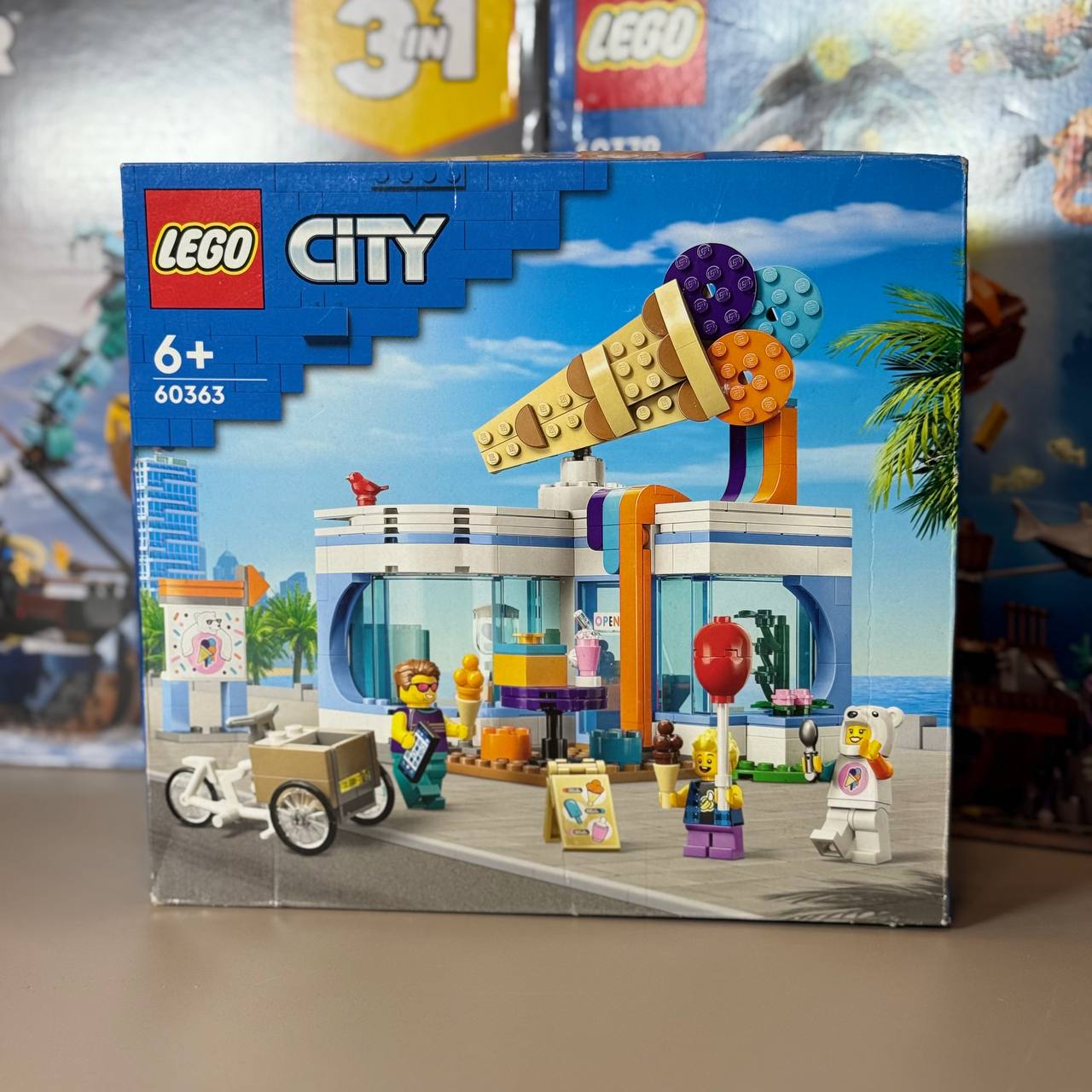 Конструктор Lego City Ice-Cream Shop 296, 6+, 60363