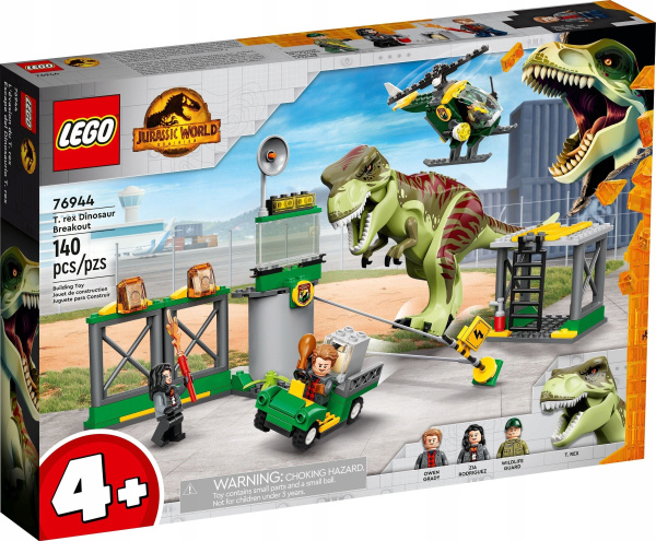Конструктор Lego Jurassic World Прорыв тираннозавра T-Рекса, 76944