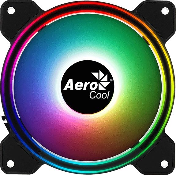 Вентилятор Aerocool Saturn 12F ARGB 120х120x25 черный 6-pin (SATURN 12F ARGB) Ret