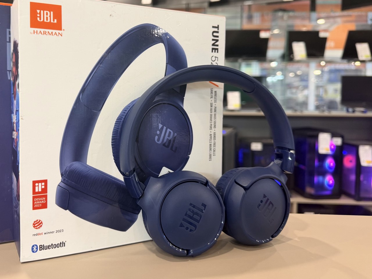 Наушники JBL T520BT накладные синие