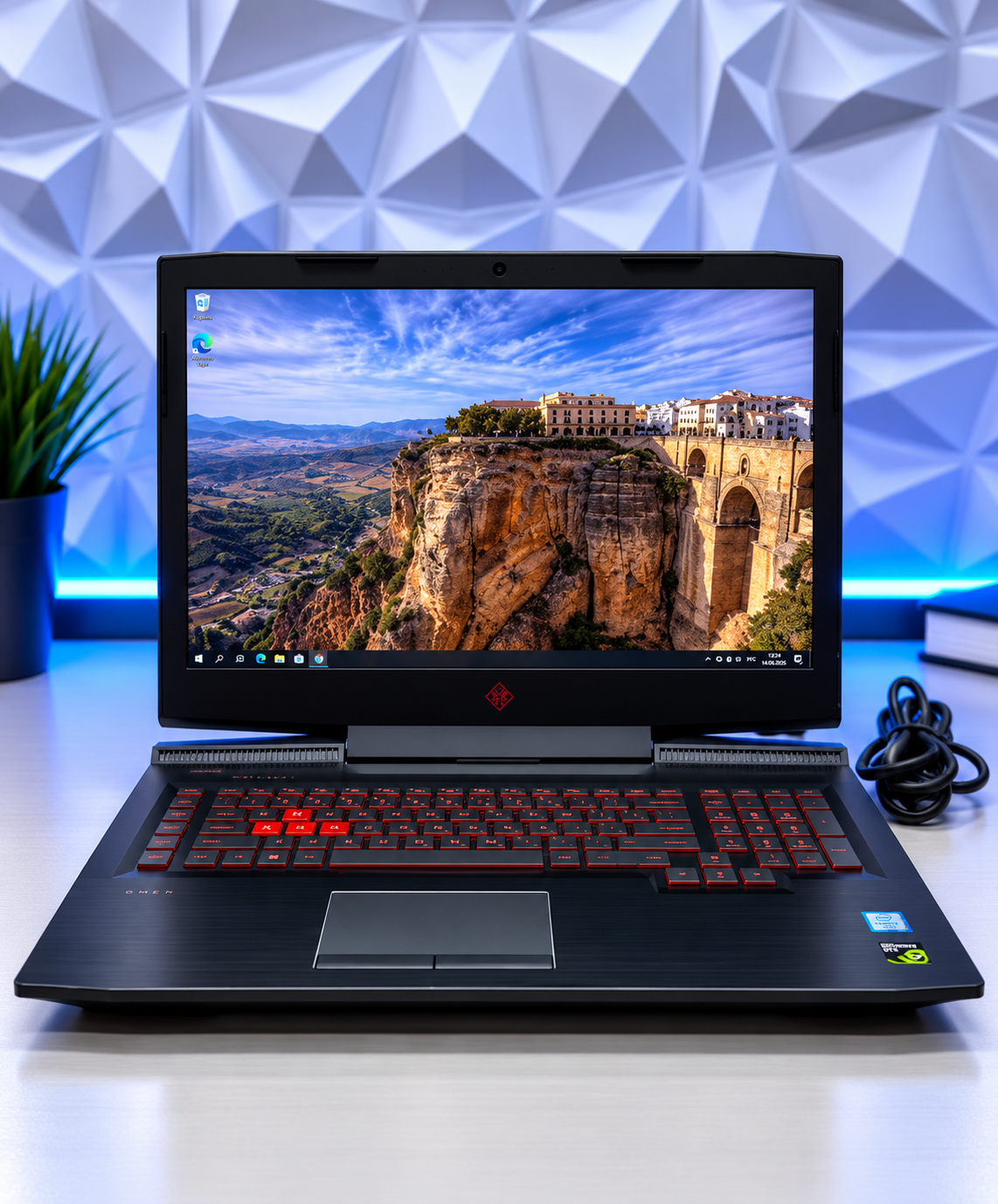 Ноутбук HP OMEN 17-an013TX i7-7700HQ/ 16Gb DDR4/ GTX 1060 6Gb/ 512Gb SSD/ 17.3"