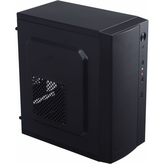 Корпус Accord Entry ACC-242B черный без БП mATX 1x80mm 2xUSB2.0 audio