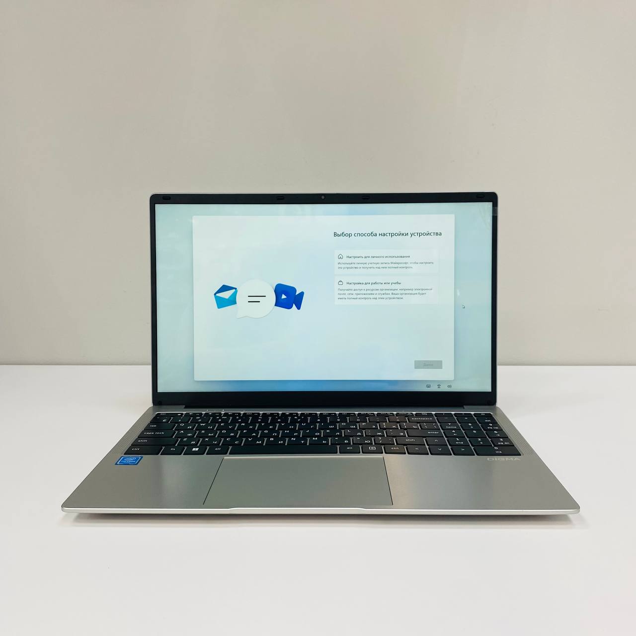 Ноутбук Digma EVE C5403 Cel N4020/4Gb/SSD128Gb/600/15.6"/IPS/FHD/W11Pro/silver/5000mAh