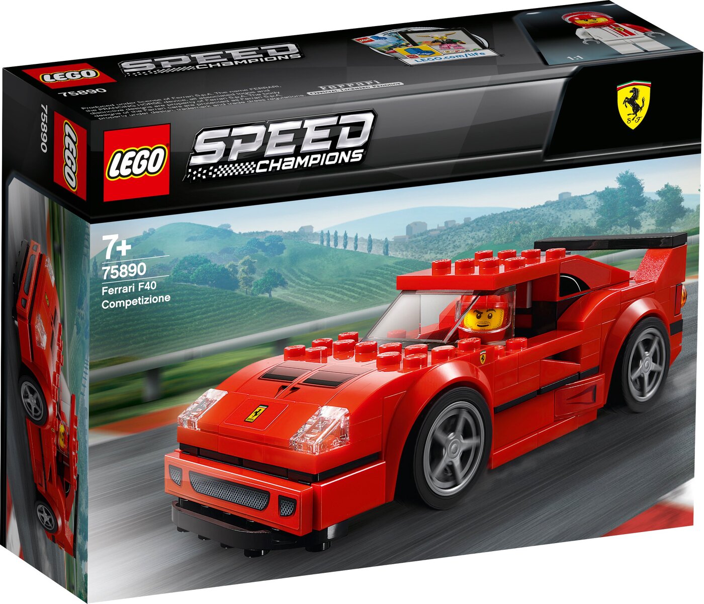 Конструктор Lego Скоростные чемпионы Автомобиль Ferrari F40 Competizione, 75890