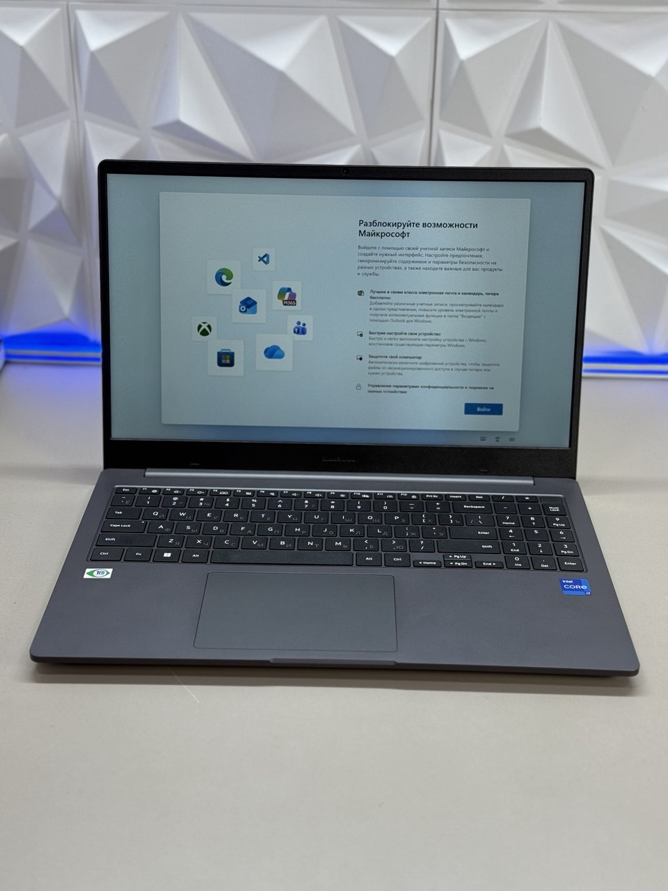Ноутбук Samsung Galaxy Book 2 NP554 i7 1255U/16Gb/SSD512Gb/15.6"/IPS/FHD/W11Pro/graphite
