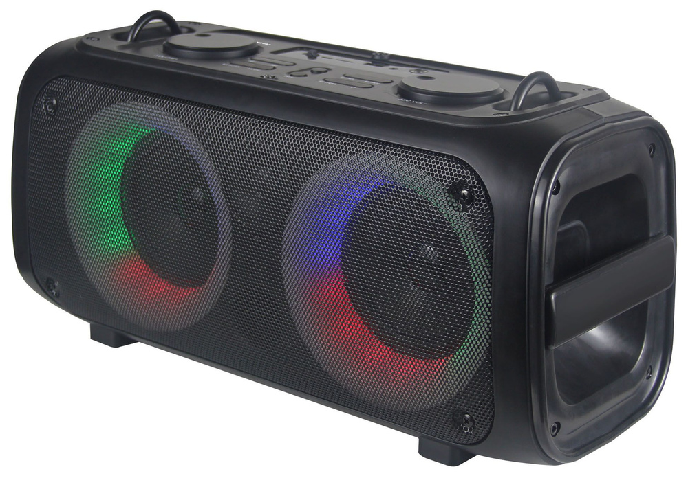 Колонка порт. Hyundai H-PS1030 40W черный/черный