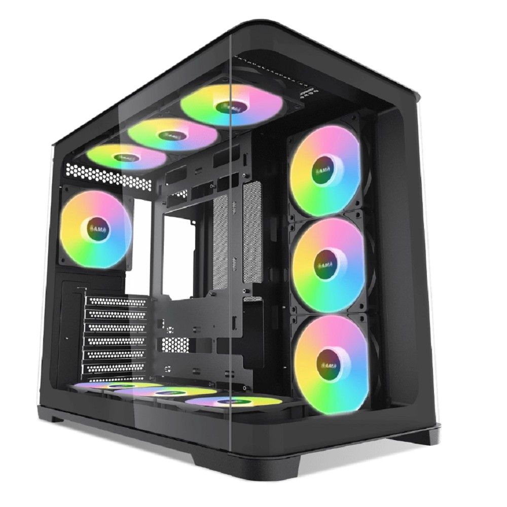 Корпус компьютерный V60 Black, Midi-Tower ATX