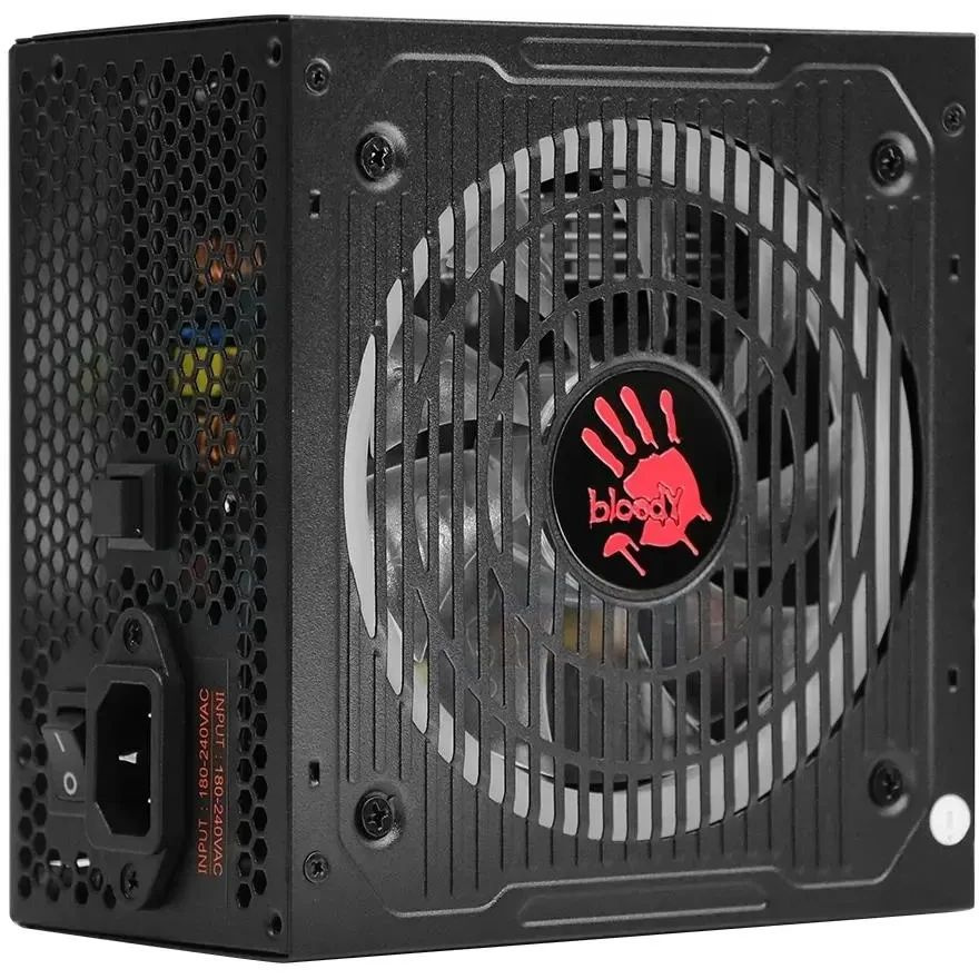 Блок питания Bloody ATX 750W BD-PS750G 80+ gold (20+4pin) APFC 120mm fan 6xSATA Cab Manag RTL