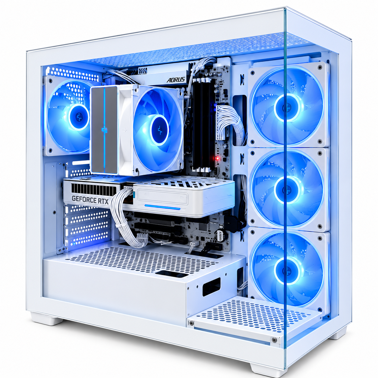 Игровой ПК Ryzen 5 7500F/RTX5060 8Gb/16Gb DDR5/1Tb SSD/800W