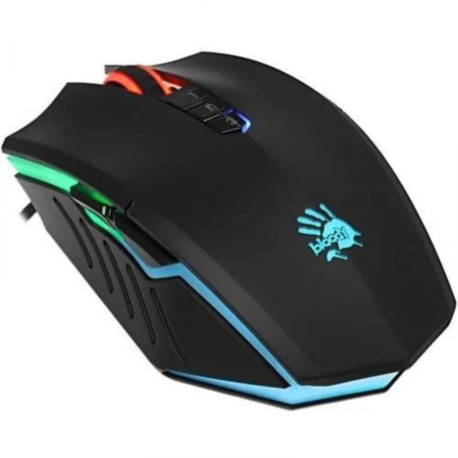 Мышь A4Tech Bloody A70 черный оптич. 6200dpi USB 8but (A70 MATTE BLACK)