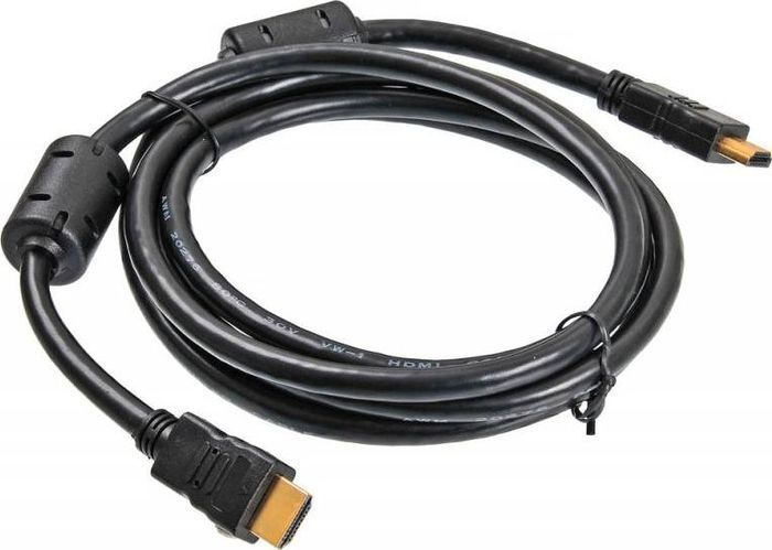 Кабель аудио-видео Buro (HDMI-19M/19M-3M-MG) HDMI 1.4 HDMI (m) прямой/HDMI (m) прямой 3м. феррит.кольца черный