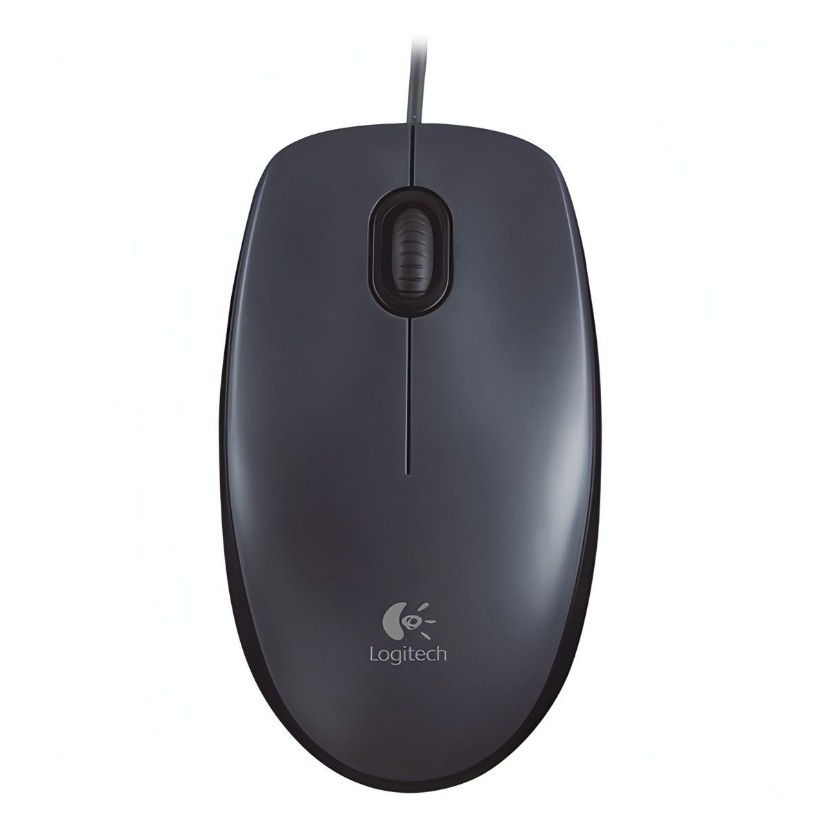 Мышь проводная Logitech M90 черный/серый, 1000 dpi, USB, кнопки - 3